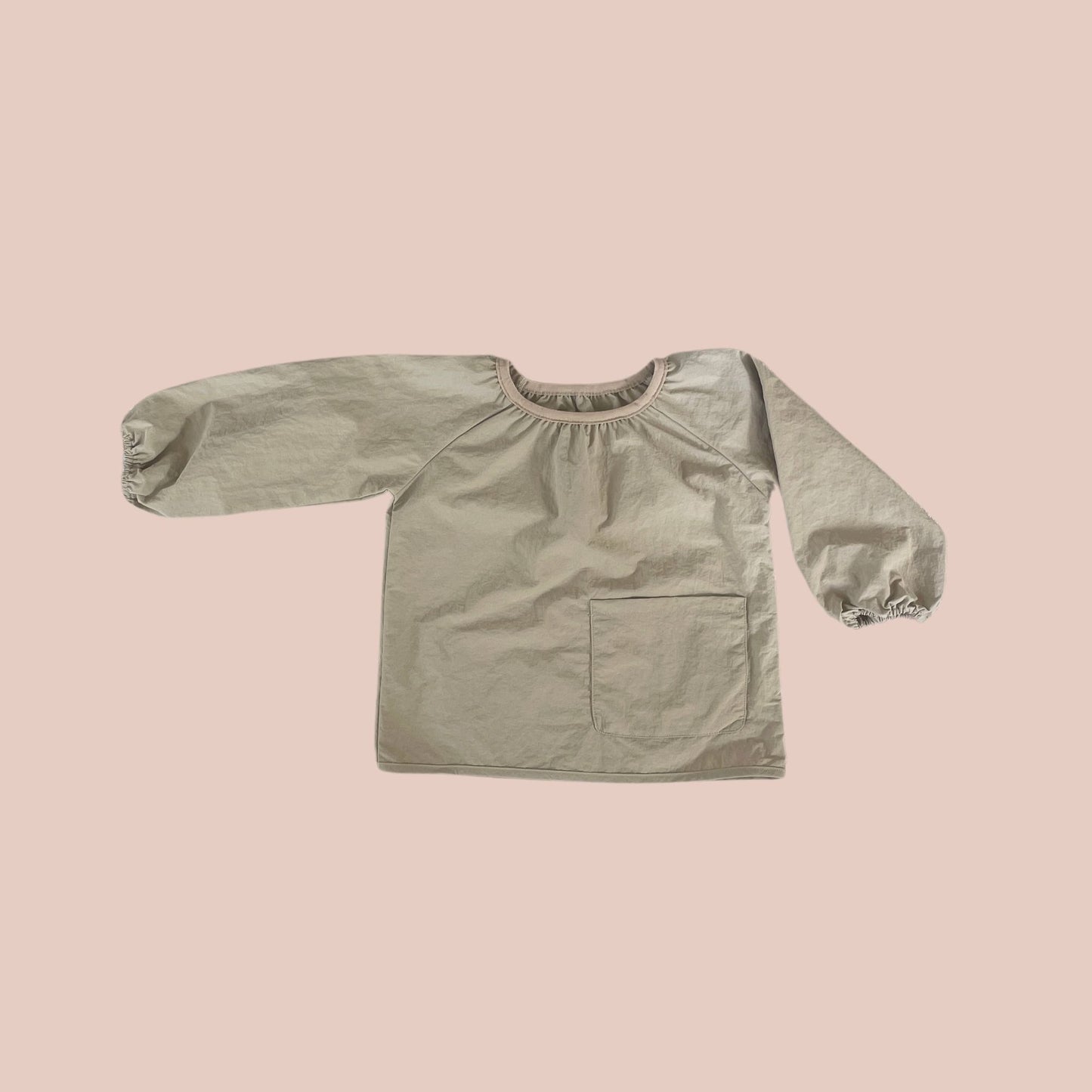 messy smock - stone