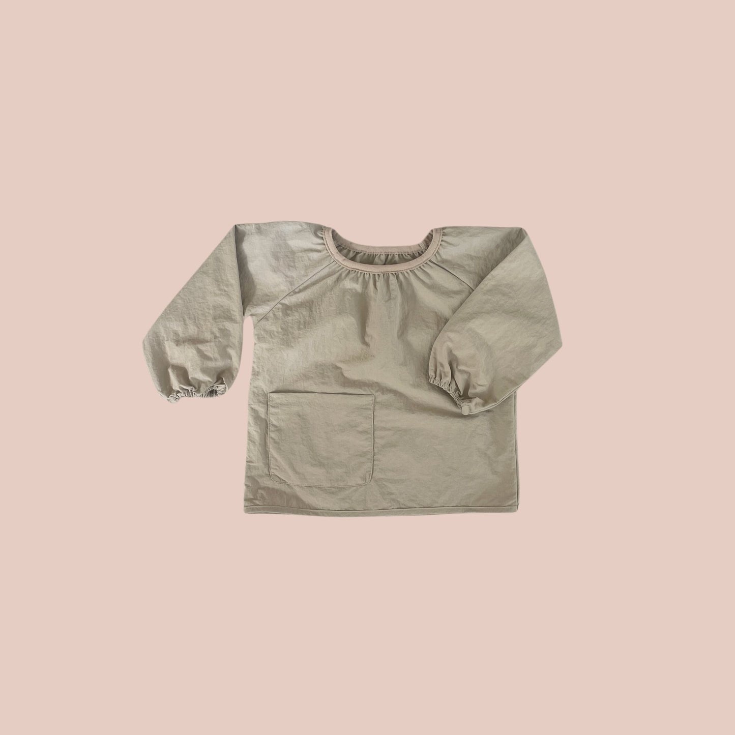 messy smock - stone